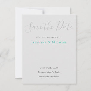 Moderne Hochzeits-Profi-Gestaltung - Save-the-Date RSVP Karte