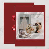 Moderne Hochzeits-Visuelle Layout-Stimmungsboard-F (Vorne/Hinten)