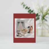 Moderne Hochzeits-Visuelle Layout-Stimmungsboard-F Postkarte (Stehend Vorderseite)