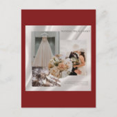 Moderne Hochzeits-Visuelle Layout-Stimmungsboard-F Postkarte (Vorderseite)