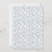 Moderne Hochzeitseinladung Einladung (Rückseite)