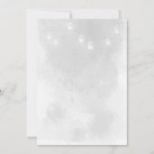 moderne Hochzeitseinladung Winterfeste Einladung (Rückseite)