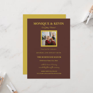 Moderne Hochzeitseinladung zum Sofort-Download ver Einladung