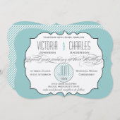 Moderne Hochzeitseinladungen Einladung (Vorne/Hinten)