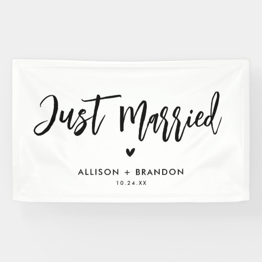 Moderne Hochzeitsempfehlung Banner (Horizontal)