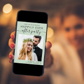 Moderne Hochzeitsempfehlung Foto Sage Green Save The Date