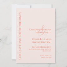 Moderne Hochzeitsessen Probe-Rose