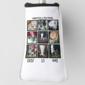 Moderne Hochzeitsfeier 9 FotoCollage Golf Headcover (Rotieren 90)