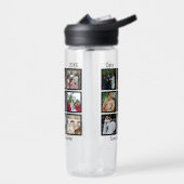 Moderne Hochzeitsfeier 9 FotoCollage Trinkflasche (Links)