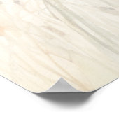 Moderne Hochzeitsfeier am Meer Poster (Ecke)