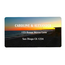 Moderne Hochzeitsfeier für Sunset Ocean Sunset Tro