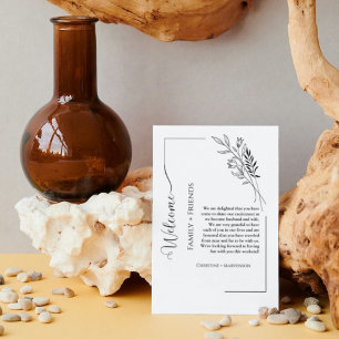 Moderne Hochzeitsfeier & Wochenende Ankündigung