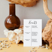 Moderne Hochzeitsfeier & Wochenende Ankündigung