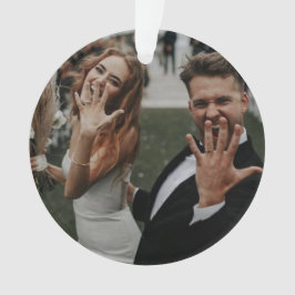 Moderne Hochzeitsfeiern 2024 Ornament