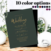 Moderne Hochzeitsfeiern mit grünem Gold