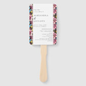 Moderne Hochzeitsförderer mit Foto Fächer (Vorderseite)