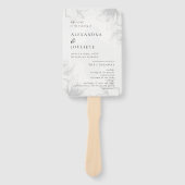 Moderne Hochzeitsförderer mit Foto Fächer (Vorderseite)