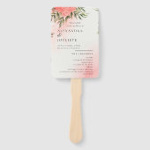 Moderne Hochzeitsförderer mit Foto Fächer (Vorderseite)