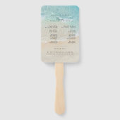 Moderne Hochzeitsförderer mit Foto Fächer (Rückseite)