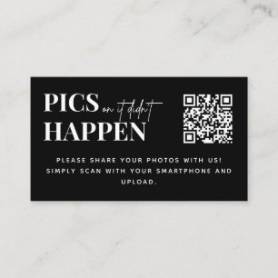 Moderne Hochzeitsfotos oder der QR-Code ist nicht Begleitkarte