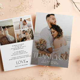 Moderne Hochzeitsgarantie für Fotos Einladung