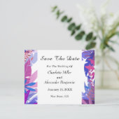 Moderne Hochzeitsheim Save The Date (Stehend Vorderseite)