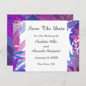 Moderne Hochzeitsheim Save The Date (Vorne/Hinten)