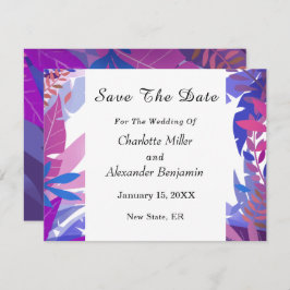 Moderne Hochzeitsheim Save The Date