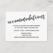 Moderne Hochzeitsheime mit Lässiger Handschrift Begleitkarte (Vorderseite)