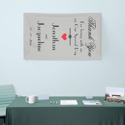 Moderne Hochzeitskabine mit Personalisiertem Foto Banner (Messeveranstaltung)