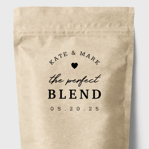 Moderne Hochzeitskaffee-Gunstgeschenke 'The Perfec Permastempel