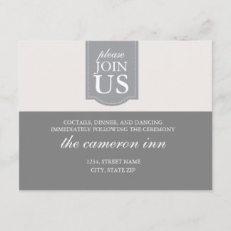 Moderne Hochzeitskarte Einladung