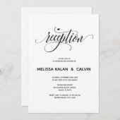 Moderne Hochzeitskarte v1 Einladung (Vorne/Hinten)