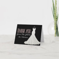 Moderne Hochzeitskleid | Brautparty Dankeschön