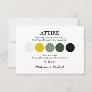 Moderne Hochzeitskleidung Kleiderordnung Beilage K Karte
