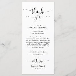 Moderne Hochzeitsmahlzeit - Ort zum Dank Prog Programm