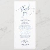 Moderne Hochzeitsmahlzeiten dank Karte (Vorderseite)