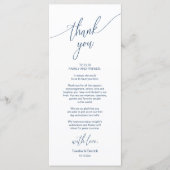 Moderne Hochzeitsmahlzeiten dank Karte (Vorderseite)