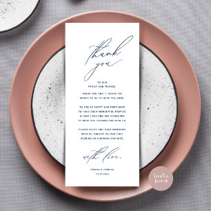 Moderne Hochzeitsmahlzeiten dank Karte