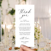 Moderne Hochzeitsmahlzeiten dank Karte