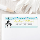 Moderne Hochzeitsmarken in der Kapelle (Insitu)