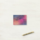 Moderne Hochzeitsnacht-Sternengalaxie-Konstellatio Post-it Klebezettel (Auf Schreibtisch)