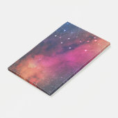 Moderne Hochzeitsnacht-Sternengalaxie-Konstellatio Post-it Klebezettel (angewinkelt)