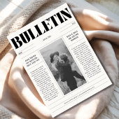 Moderne Hochzeitspapiere Save the Date Fotokarte