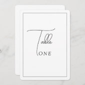 Moderne Hochzeitsplanung, Dekoration, Mindestwerte Einladung (Vorne/Hinten)