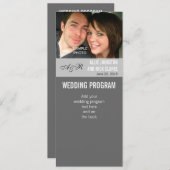 Moderne Hochzeitsprogramme für Foto Programm (Vorne/Hinten)