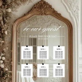 Moderne Hochzeitssattelschablone Fensteraufkleber