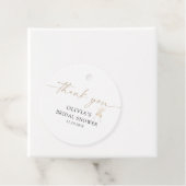Moderne Hochzeitsshower-Geschenkkarte Geschenkanhänger (Beispiel)