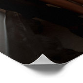 Moderne Hochzeitssitzkarte mit Foto 12 Tischen Poster (Ecke)