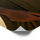 Moderne Hochzeitssitzkarte mit Foto 15 Tischen Poster (Ecke)